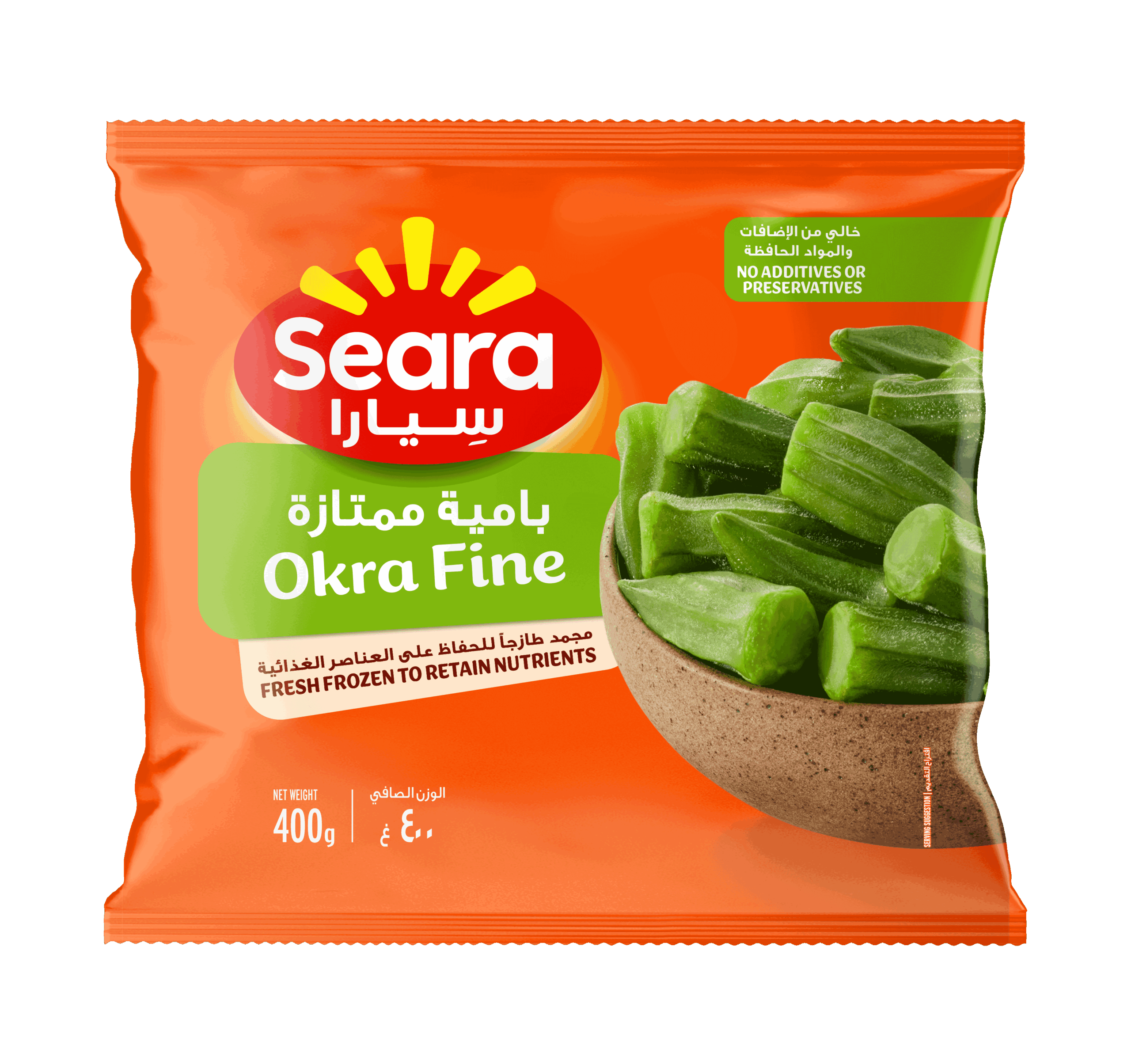 Seara Okra Fine 400G